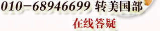 電話：01068946699轉(zhuǎn)美國(guó)部 在線答疑