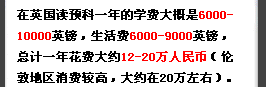 高中生留學(xué)英國(guó)費(fèi)用